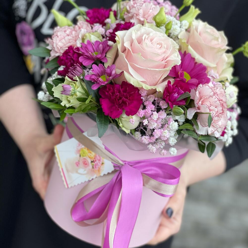 Короб с цветами, детали по вашему пожеланию